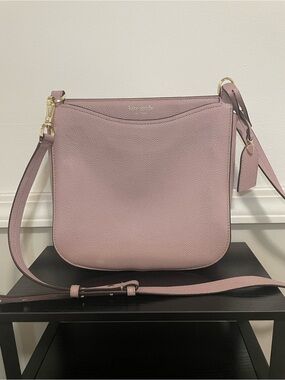 kate spade Dusty Pink Pebbled Leather Crossbody Bag
